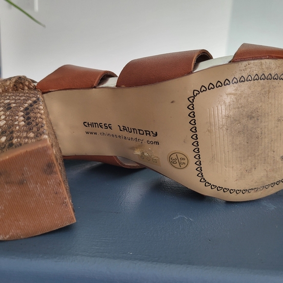 Chinese Laundry Brown Sandals - Picture 2 of 3